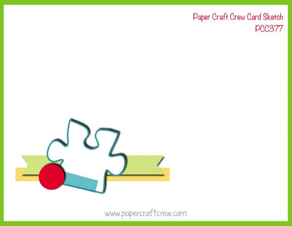 Paper Craft Crew Horizontal Sketch Challenge PCC377