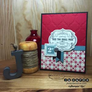 Paper Craft Crew Card Sketch #122 design team submission by Justin Krieger