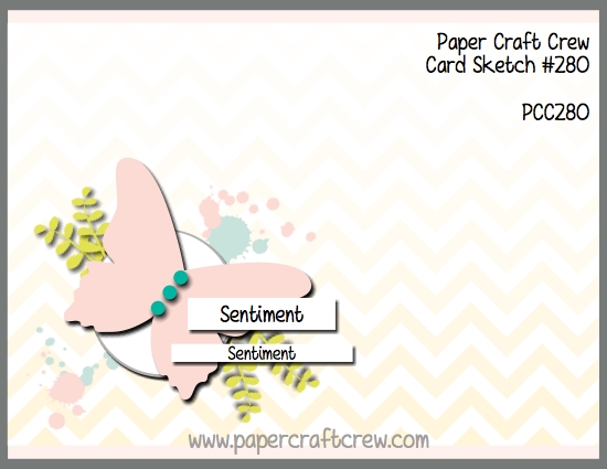 Play along with the Paper Craft Crew for Sketch Challenge 280. The challenge starts February 14, 2018 and ends February 20, 2018 at 1 PM EST.   Visit the blog at www.papercraftcrew.com to check out the design team samples and to submit your project.  #papercraftcrew #papercrafting #sketchchallenge #color #playalong #imakecards #cardmaker #diy #sendacard #craft #stampinup #cardchallenge #papercraft #bigshot #rainydayfun  #designteam #becreative #artsandcrafts #hobby #snailmail #createeveryday #crafttherapy #creativelifehappylife #pcc2018